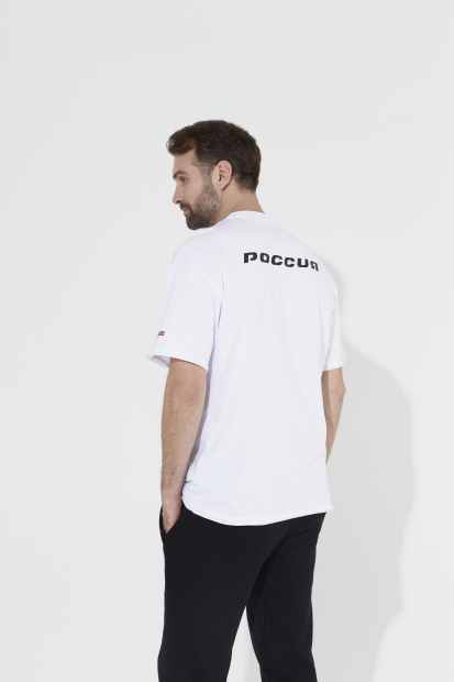 Футболка короткий рукав мужская (белый/)