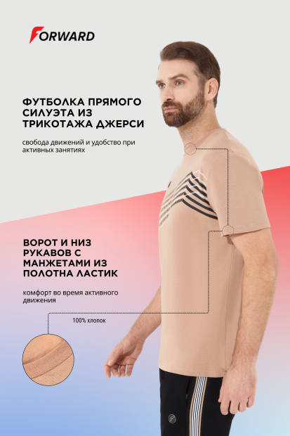 Футболка короткий рукав мужская