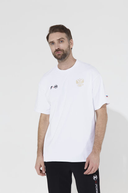 Футболка короткий рукав мужская (белый/)